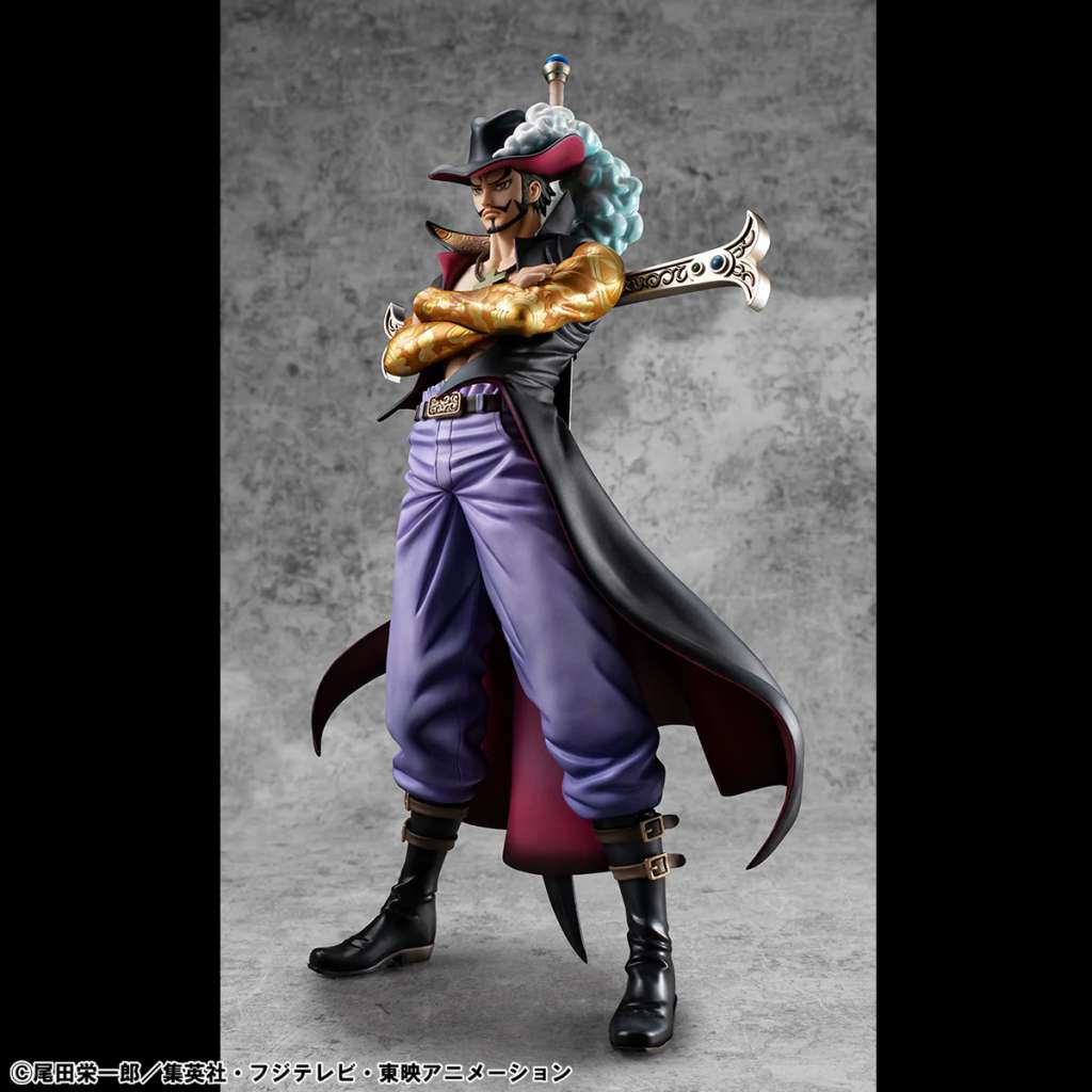 One Piece P.O.P. Limited Hawk Eye Dracule Mihawk Ver.R Statue megahouse