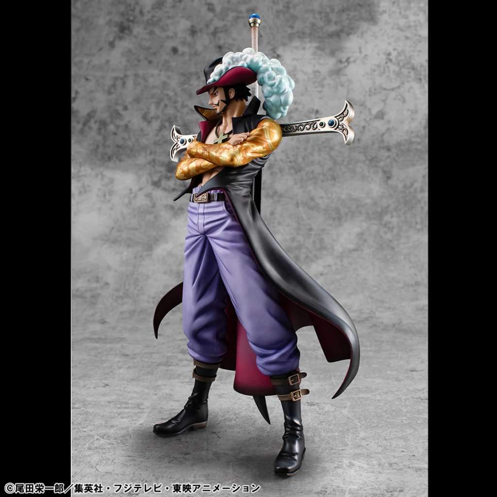 One Piece P.O.P. Limited Hawk Eye Dracule Mihawk Ver.R Statue megahouse