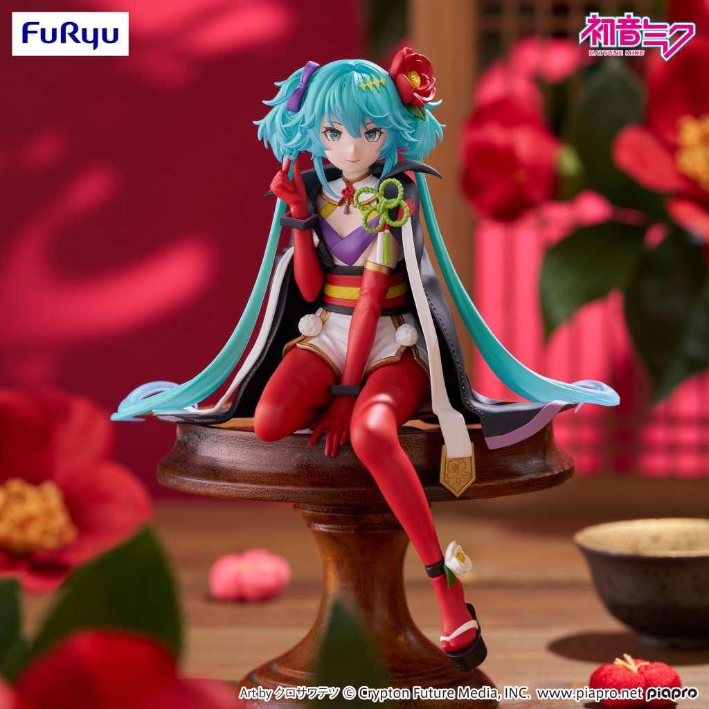 Hatsune Miku Blomsterfe Camelia Noodle Stopper Figur - Robotto