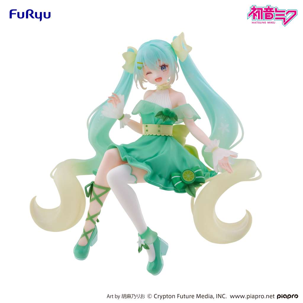 Hatsune Miku Lime Noodle Stopper Figur furyu