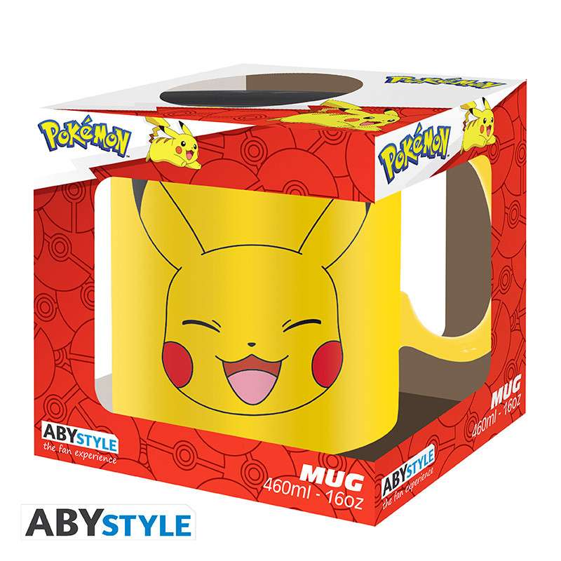 Pikachu Ansiktsmugg – Perfekt för Pokémon-fans abystyle studio