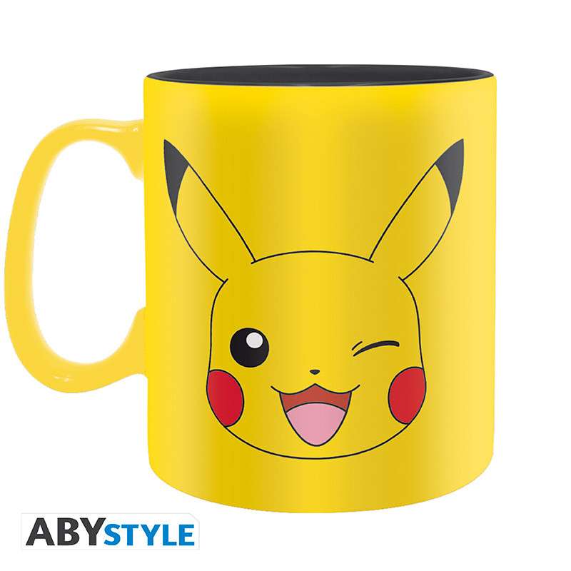 Pikachu Ansiktsmugg – Perfekt för Pokémon-fans abystyle studio