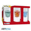 Pokémon Glas Set (3x) – Bulbasaur, Charmander och Squirtle abystyle studio