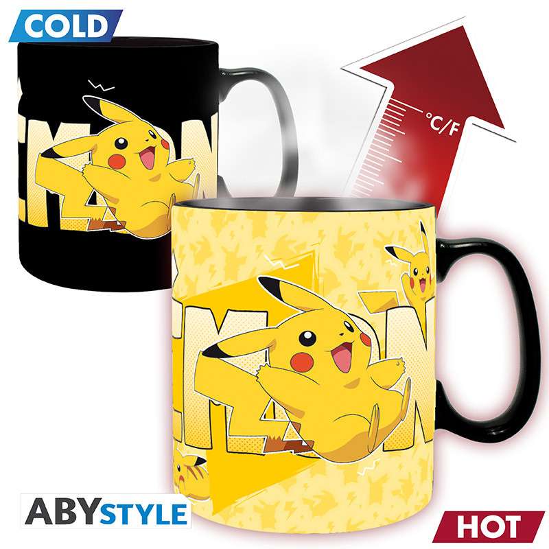 Pikachu Mug med Värmeförändring – ABYstyle abystyle studio