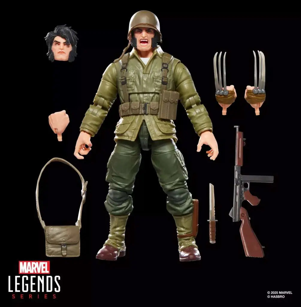 Marvel Legends Executioner Bfs Wolverine Wwii Logan Action Figur