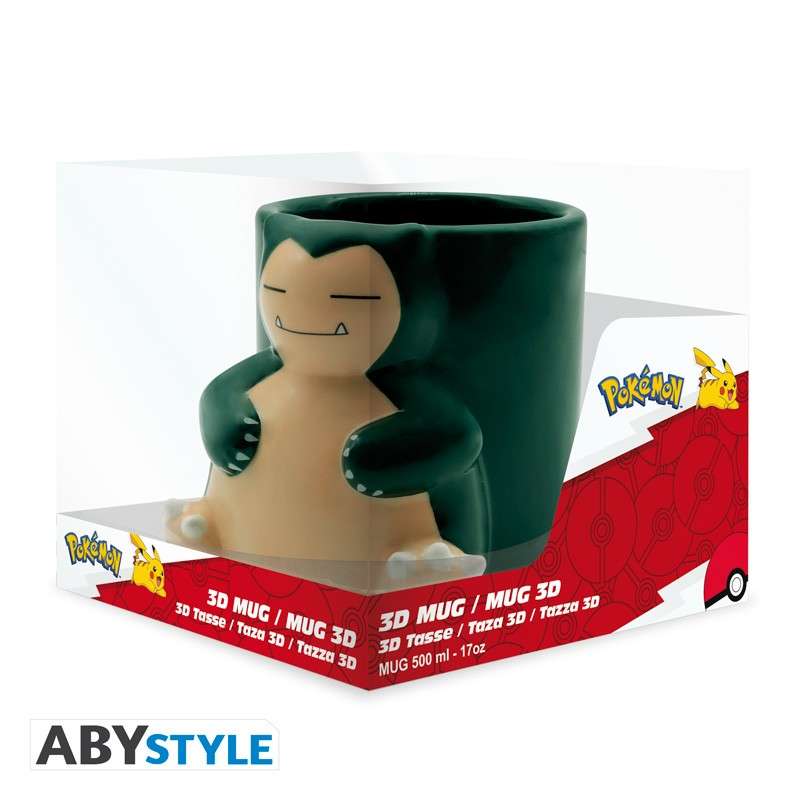 Pokémon Snorlax 3D Mug - Unik Keramikkopp för Fans abystyle studio