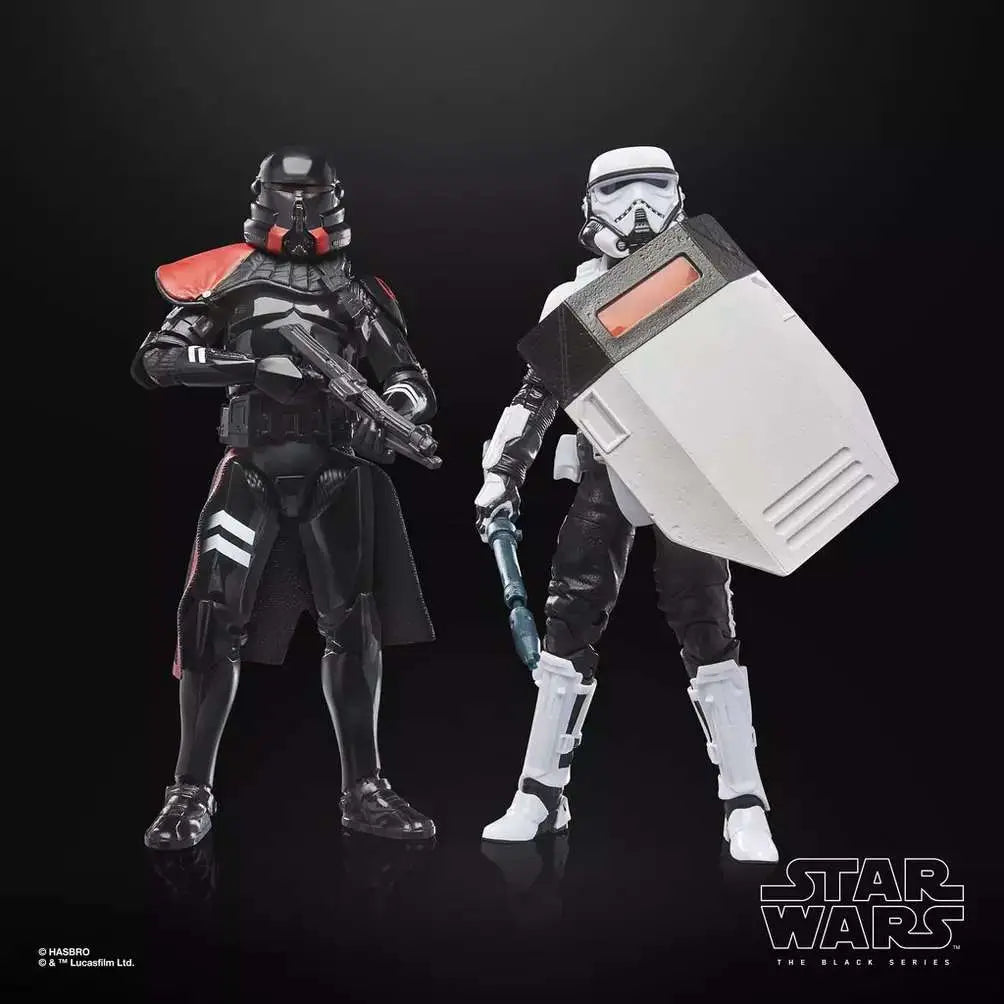Star Wars The Black Series Jedi Survivor Purge Trooper and Patrol Trooper actionfigur