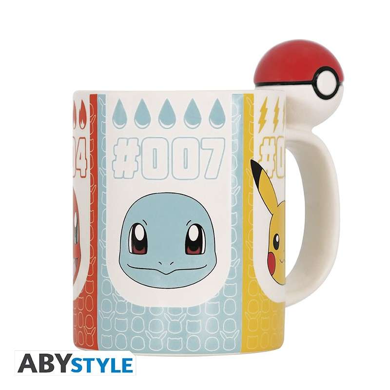 Pokémon Pokéball Mugg med 3D Handtag abystyle studio
