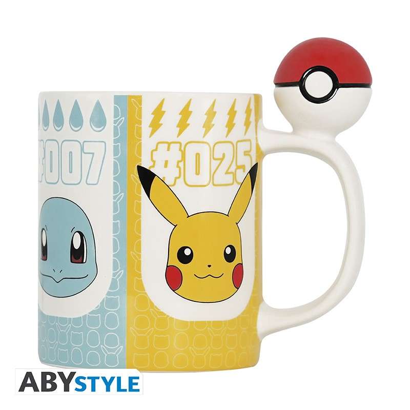Pokémon Pokéball Mugg med 3D Handtag abystyle studio