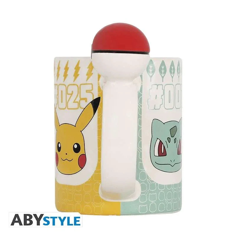 Pokémon Pokéball Mugg med 3D Handtag - Robotto