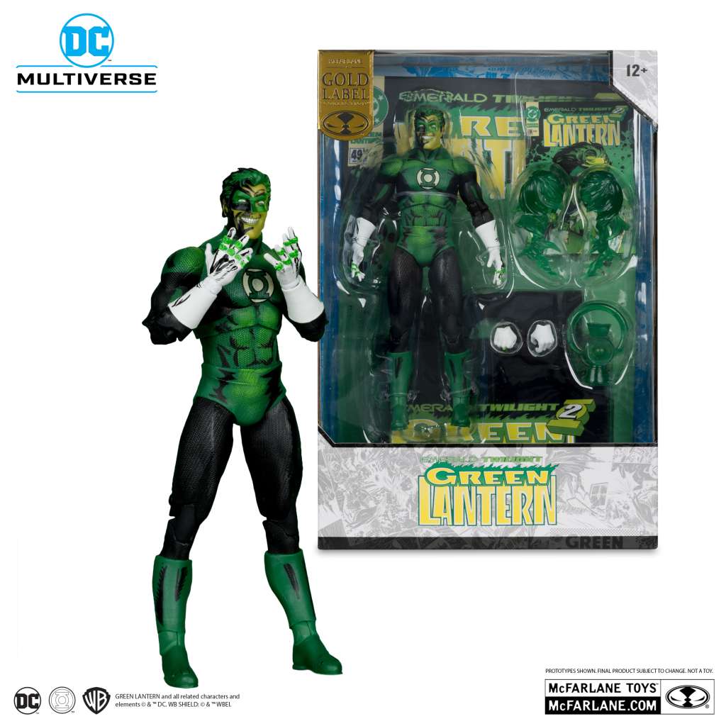 DC Multiverse Cover Recreation Green Lantern Emerald Twilight Figur mcfarlane toys 2025