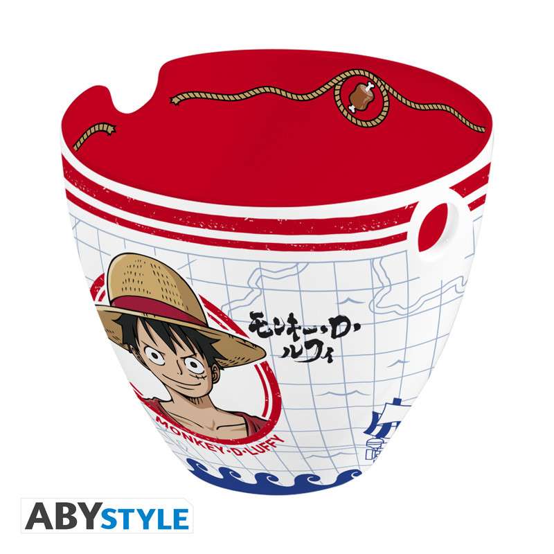 One Piece Monkey D. Luffy Ramen Skål med Ätpinnar abystyle studio