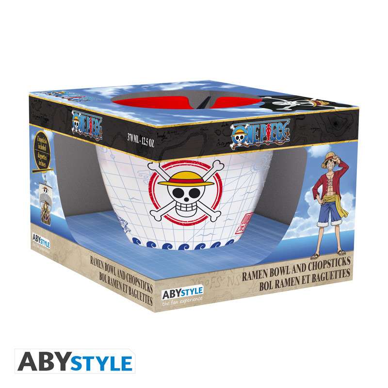 One Piece Monkey D. Luffy Ramen Skål med Ätpinnar abystyle studio