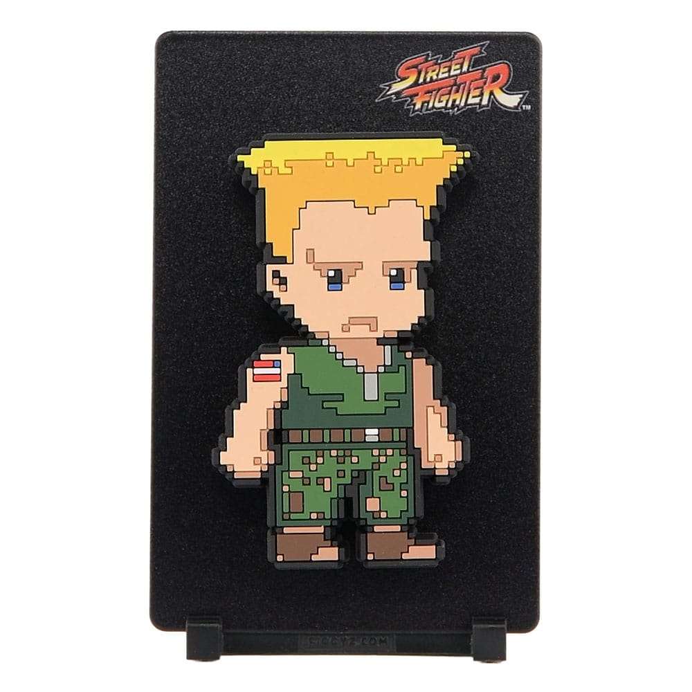Street Fighter 2 Guile Figgyz Pop Samlar Magnet first4figures