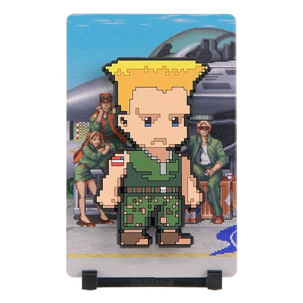 Street Fighter 2 Guile Figgyz Pop Samlar Magnet first4figures