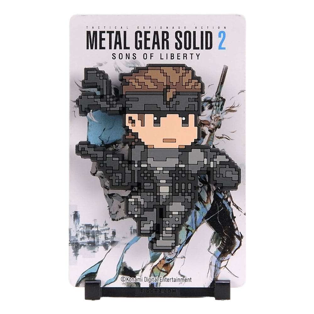 Metal Gear Solid 2 Solid Snake Hjälte Pose FiGGYZ Pop Samlar Magnet