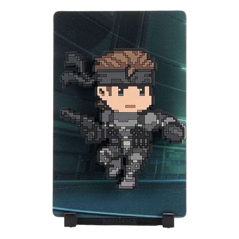 Metal Gear Solid 2 Solid Snake Hjälte Pose FiGGYZ Pop Samlar Magnet