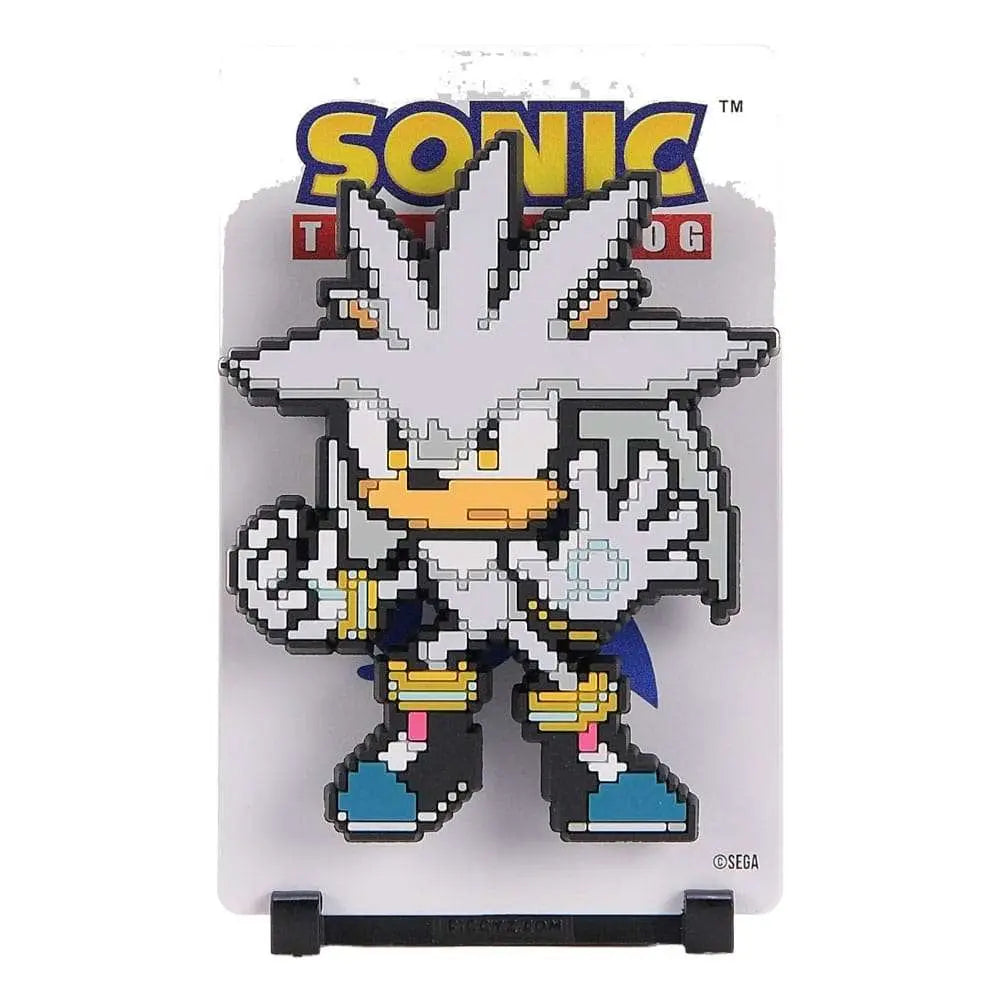Sonic The Hedgehog Modern Silver Figgyz Pop Collectible Figure Magnet