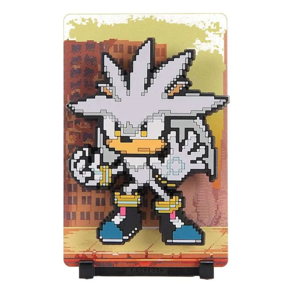 Sonic The Hedgehog Modern Silver Figgyz Pop Collectible Figure Magnet