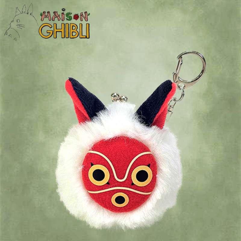 Princess Mononoke San's Mask Funwari Mini Myntplånbok studio ghibli