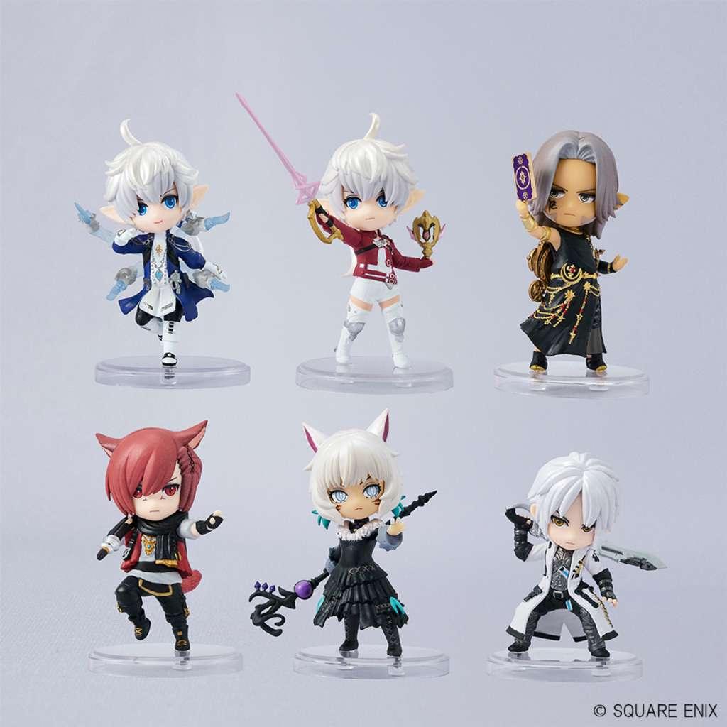 Final Fantasy 14 Miniature Figur Vol.1 Display (6) - Samling av Fantastiska Figurer - Robotto