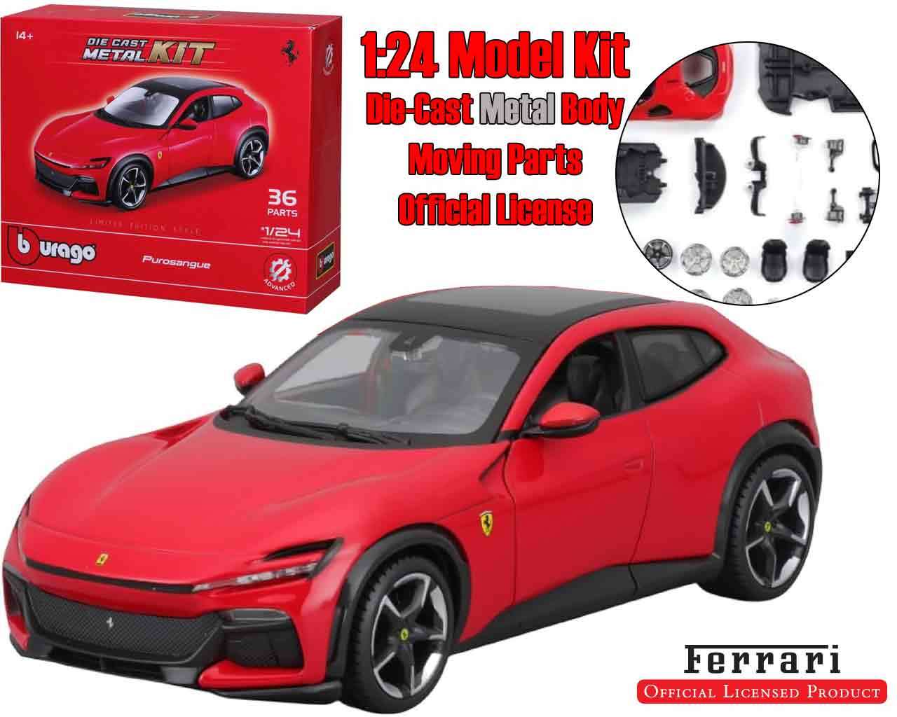 Ferrari Purosangue - Modellkit 1:24 bburago