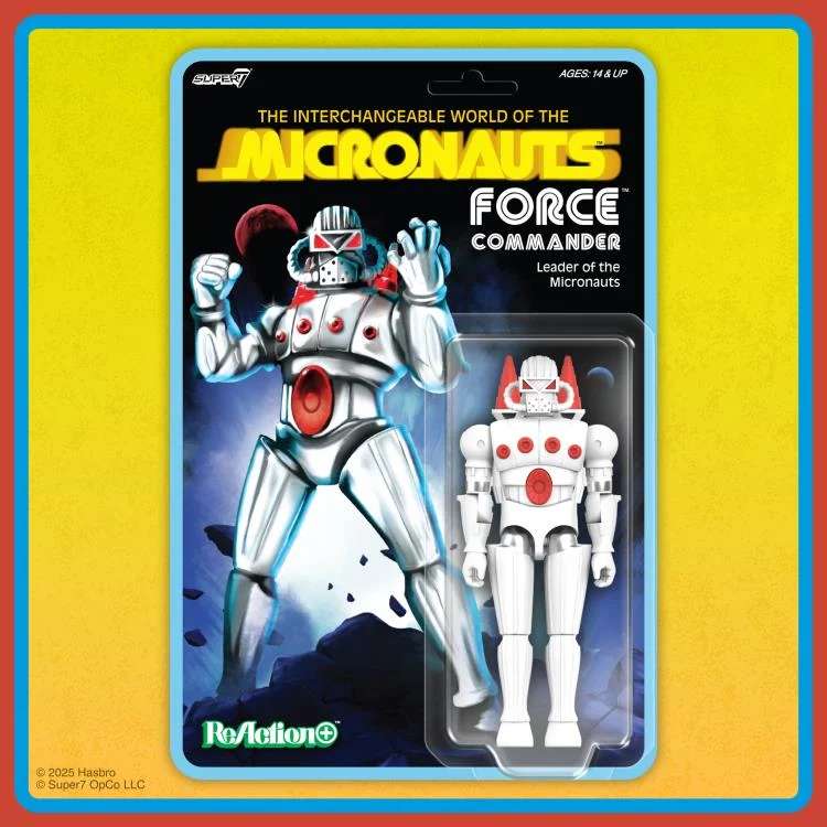Micronauts W02 Force Commander Reaction+ Figur super 7