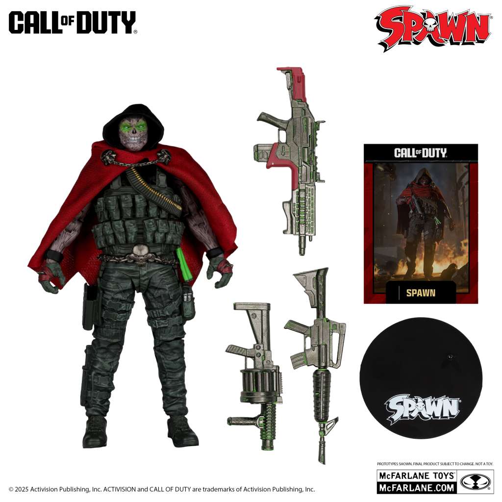 Call of Duty 7-tums Burned Spawn Actionfigur mcfarlane toys 2025