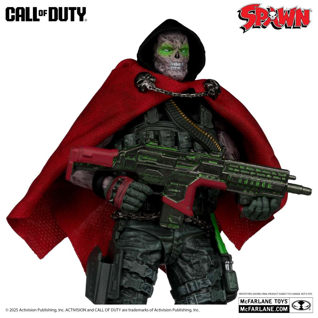 Call of Duty 7-tums Burned Spawn Actionfigur mcfarlane toys 2025