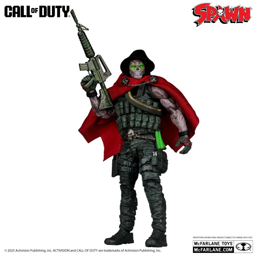 Call of Duty 7-tums Burned Spawn Actionfigur mcfarlane toys 2025