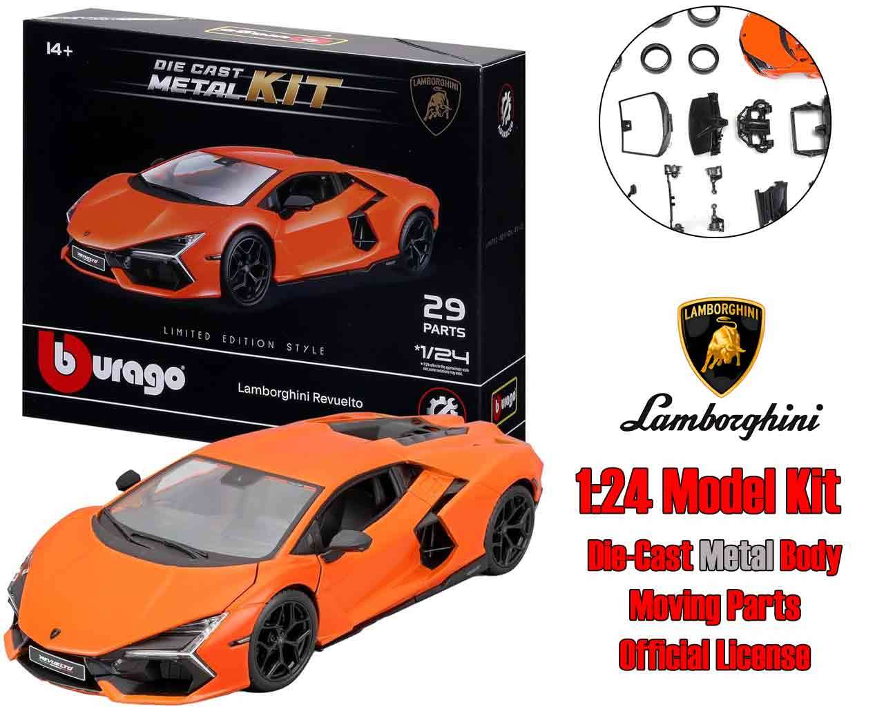 Lamborghini Revuelto - Modellkit 1:24 bburago