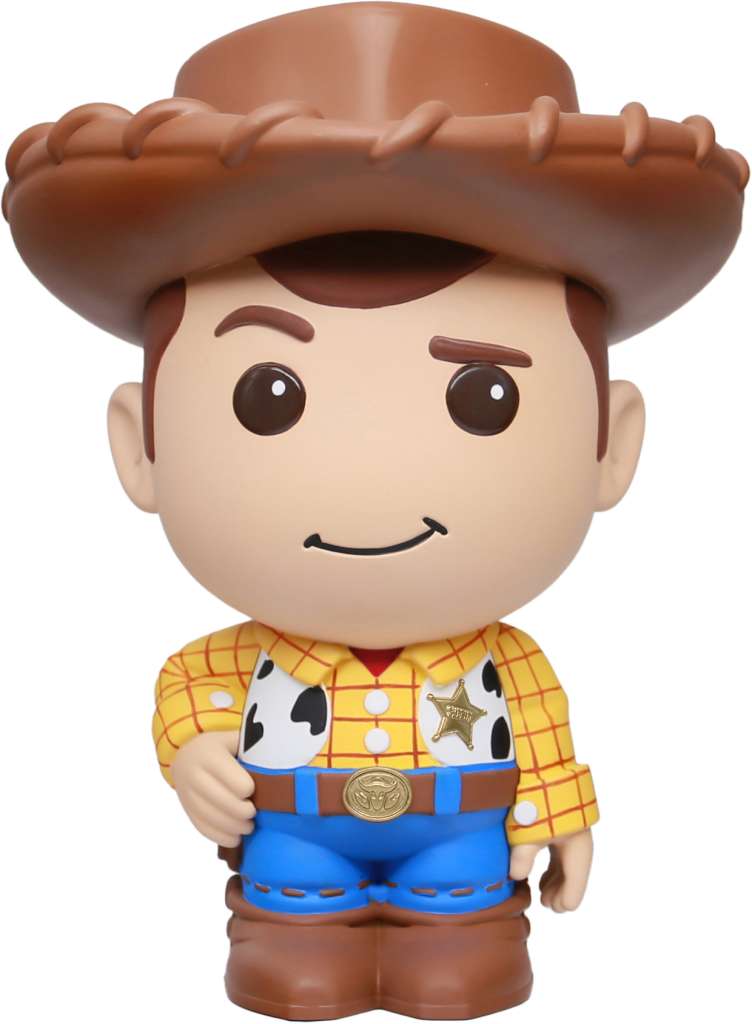 Toy Story Woody Figural Bank - Spara med stil monogram
