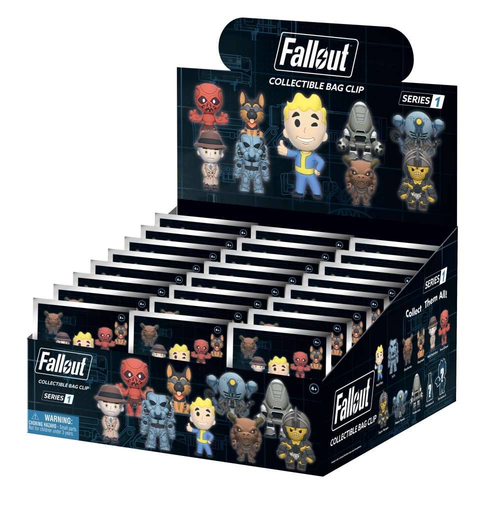 Fallout S1 Bag Clip Blind Box Display (24) monogram