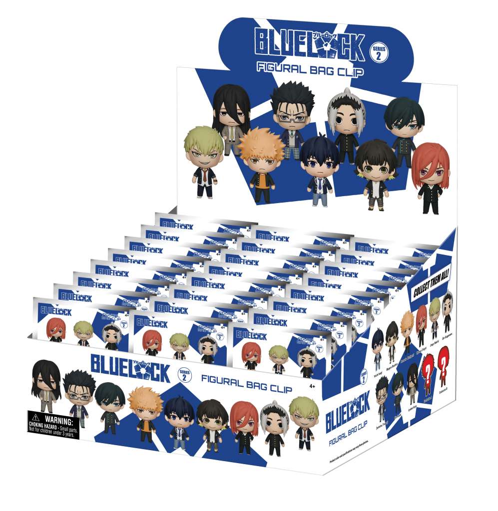 Blue Lock S2 Bag Clip Blind Box Display (24) monogram