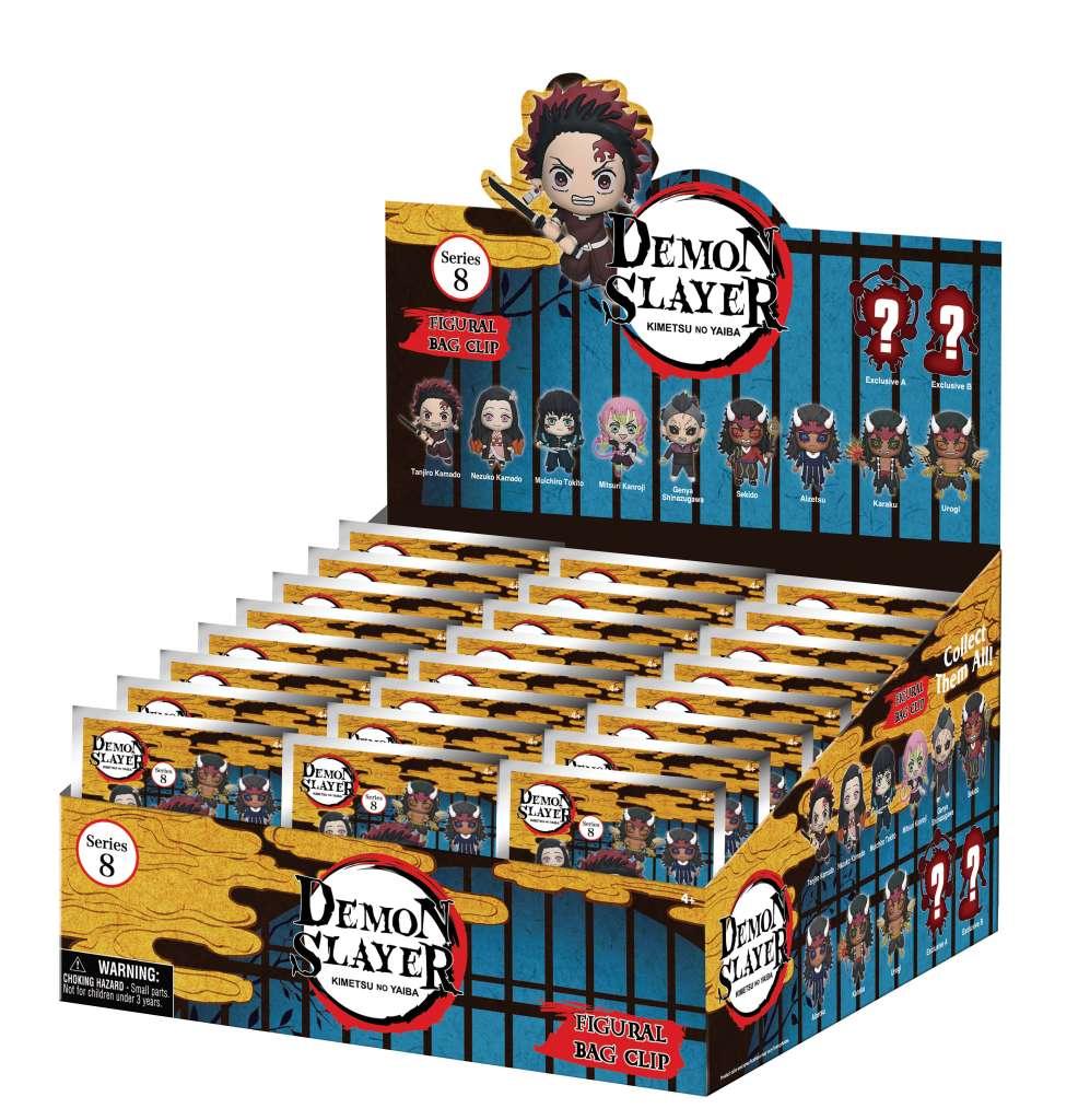 Demon Slayer Säsong 3 S8 Bag Clip Blind Box Display (24) - Robotto
