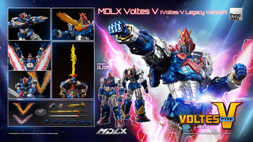 Voltes V MDLX Legacy Version Action Figur threea toys/threezero