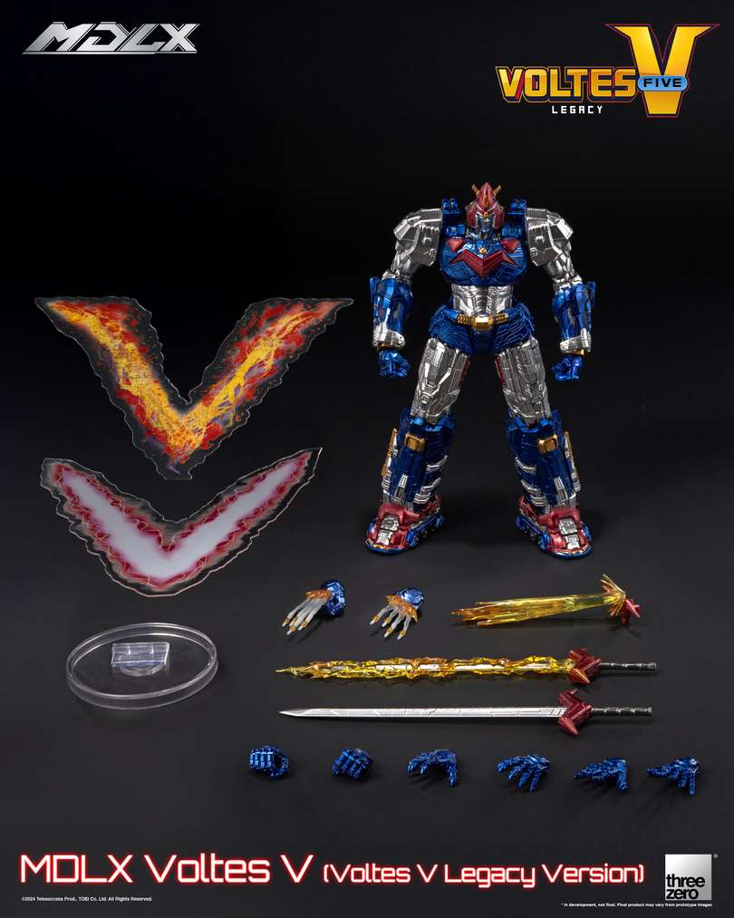 Voltes V MDLX Legacy Version Action Figur threea toys/threezero