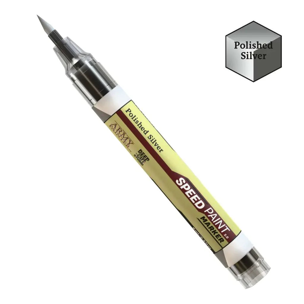 Speedpaint Marker Polished Silver - Högkvalitativt Målarverktyg - Robotto