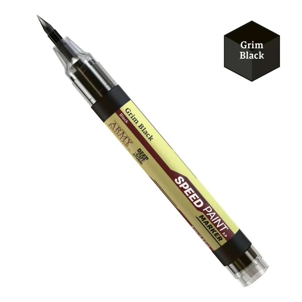 Speedpaint Marker Grim Black - Professionell Konstmarker för Snabbmålning - Robotto