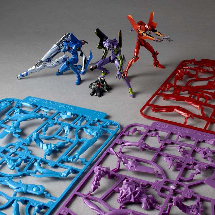 Evangelion Unit-01/Unit-02/Proto Type-00 Artpla Modell Kit kaiyodo
