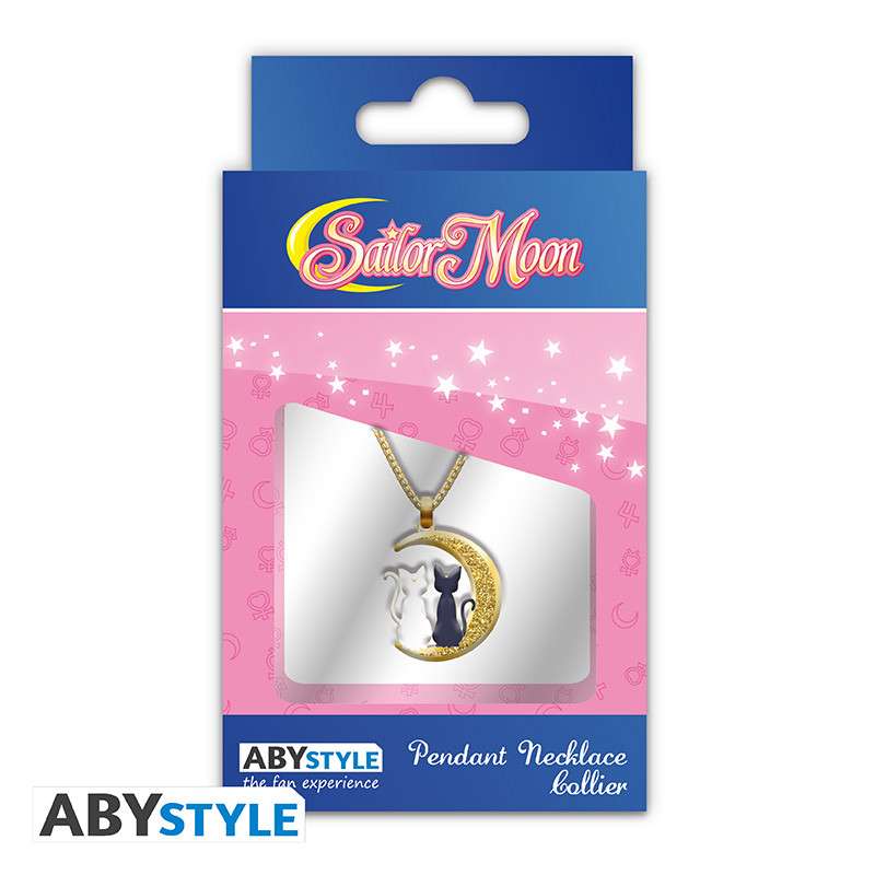 Sailor Moon Kattor på Månen Hänge Halsband abystyle studio