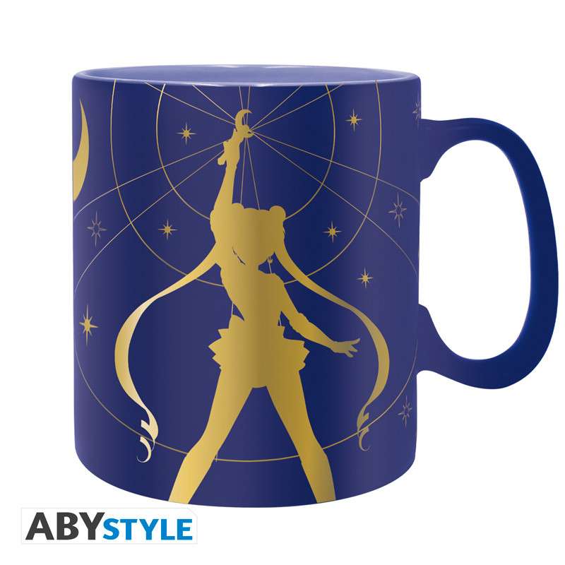 Golden Sailor Moon Mugg - 460 ml med ikonisk design abystyle studio