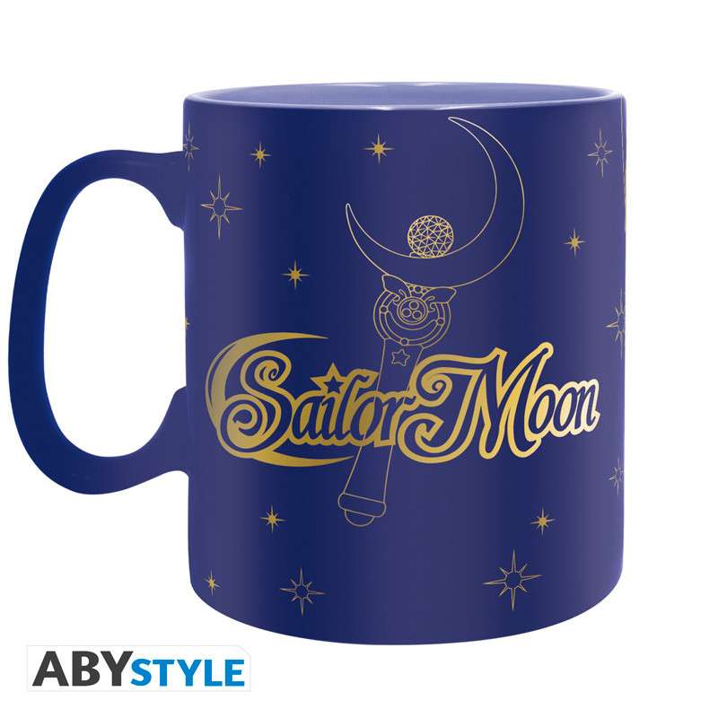 Golden Sailor Moon Mugg - 460 ml med ikonisk design abystyle studio