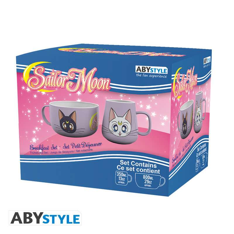 Sailor Moon Luna & Artemis Frukostset abystyle studio