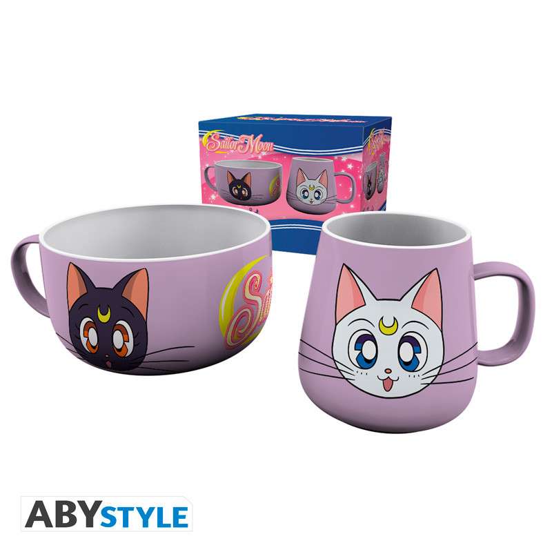Sailor Moon Luna & Artemis Frukostset abystyle studio