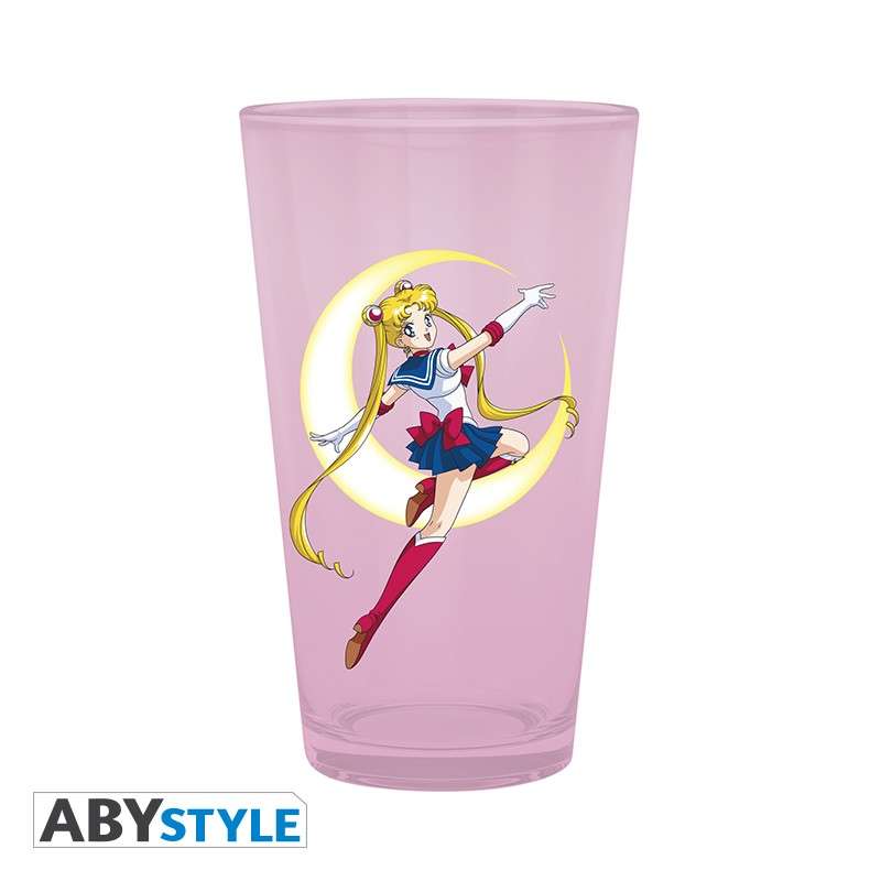 Sailor Moon Pink Glass - Större Dricksglas i Kvalitetsglas abystyle studio