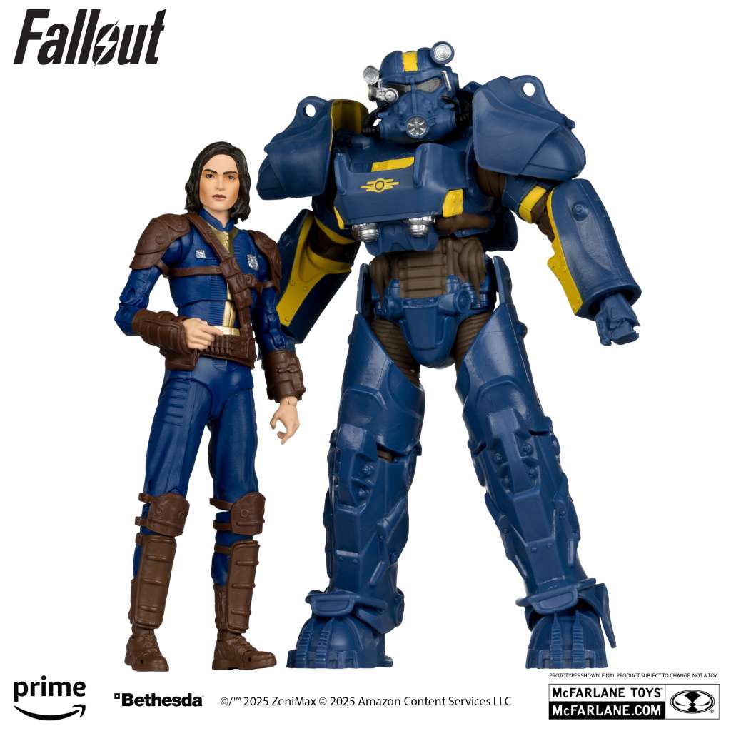 Fallout 76 T-60 Vault Tec och Sole Survivor Actionfigur 2-pack mcfarlane toys 2025