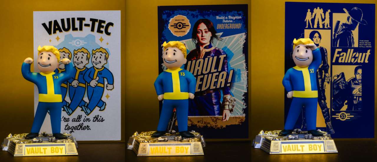 Movie Maniacs Fallout Vault Boy Assortment Set (3) mcfarlane toys 2025
