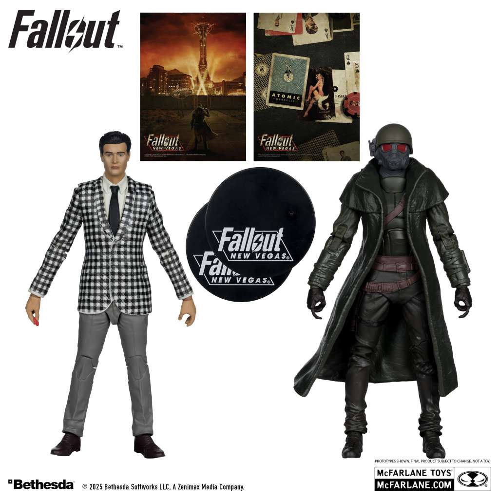 Fallout New Vegas Riot Ranger Armor och Benny Survivor Action Figure 2pk mcfarlane toys 2025