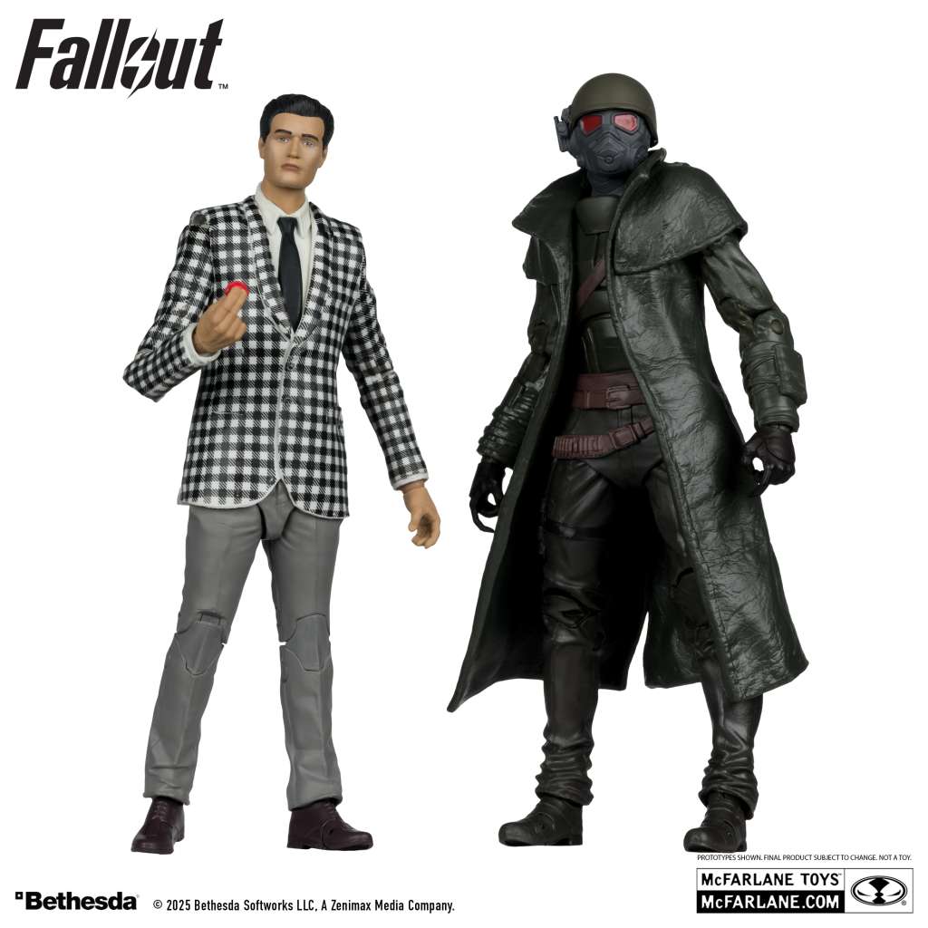 Fallout New Vegas Riot Ranger Armor och Benny Survivor Action Figure 2pk mcfarlane toys 2025